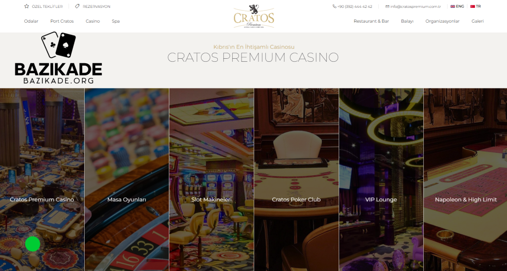 بهترین کازینوهای ترکیه - Cratos Premium