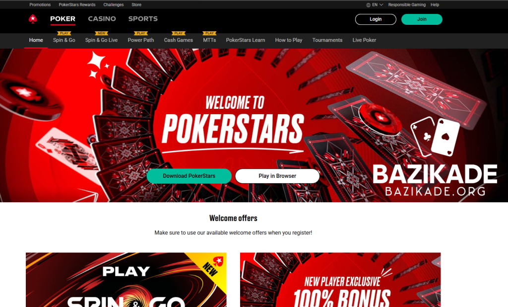 بهترین سایت های بازی پوکر برای ایرانیان - pokerstars