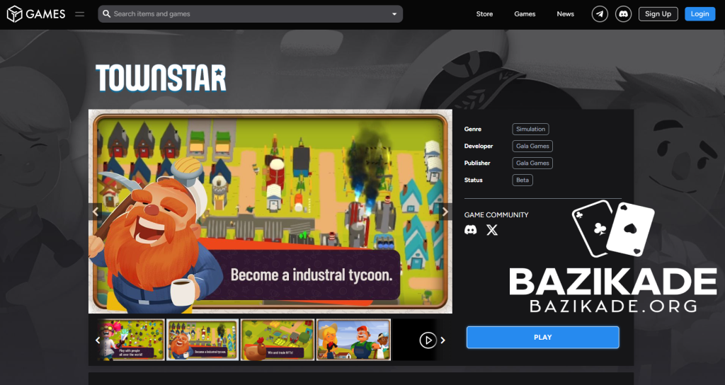 کسب درآمد از بازی بدون سرمایه اولیه - Town Star