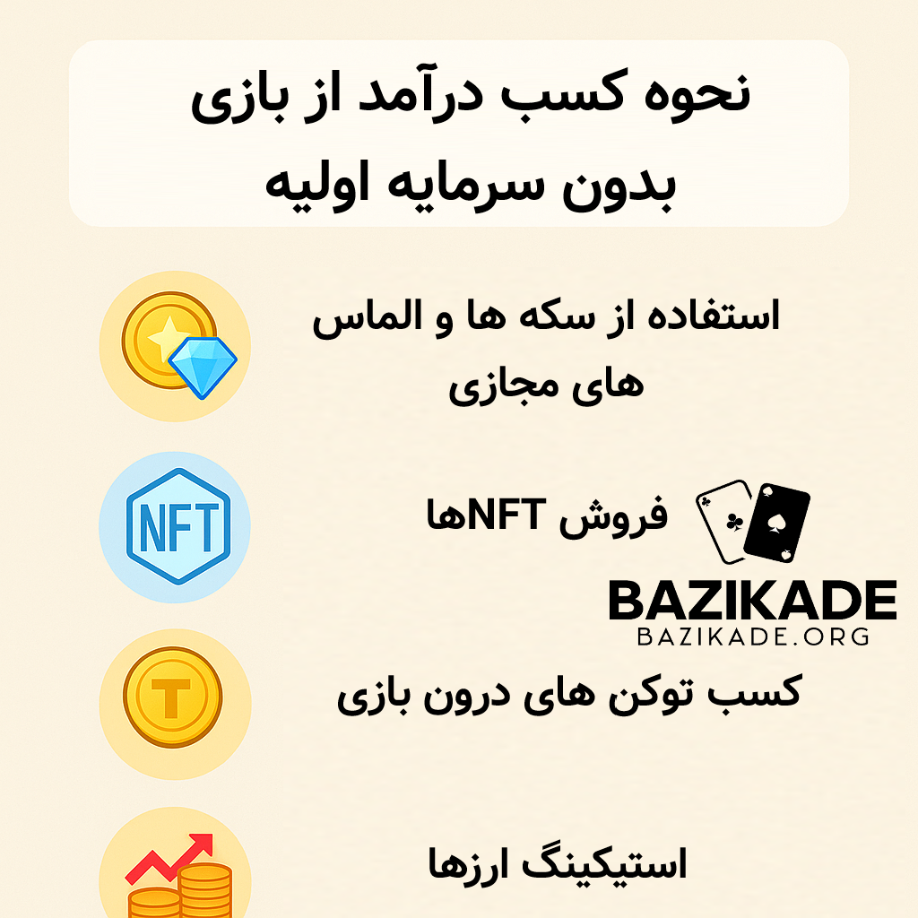 نحوه کسب درآمد از بازی بدون سرمایه اولیه