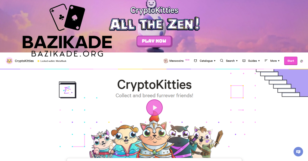 کسب درآمد از بازی بدون سرمایه اولیه - Crypto Kitties