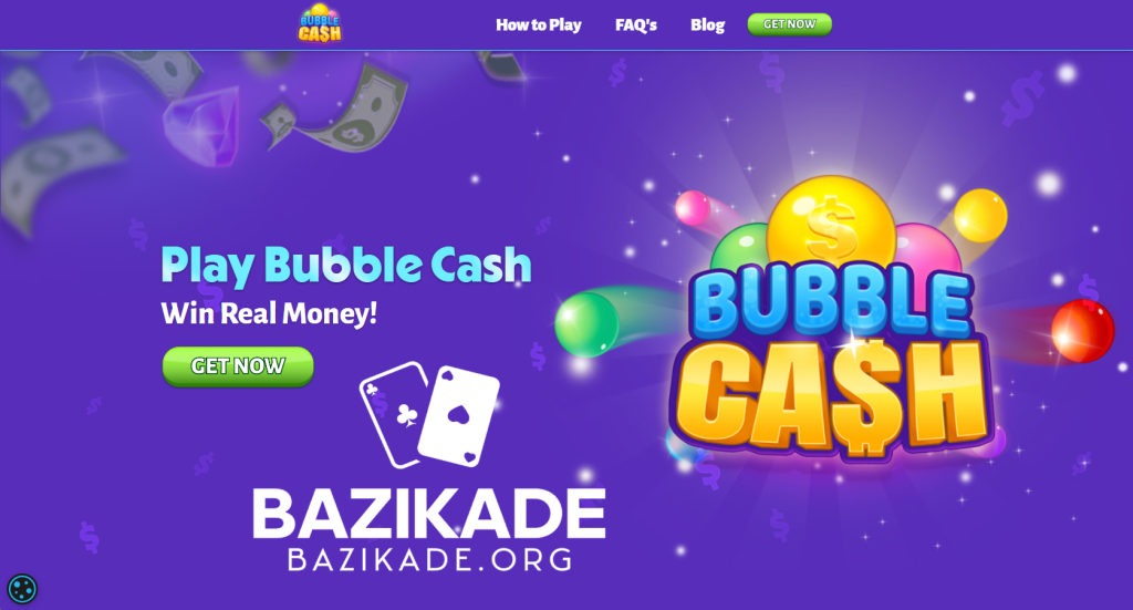 کسب درآمد از بازی موبایل - صفحه اصلی Bubble Cash